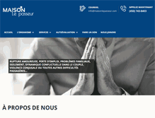 Tablet Screenshot of maisonlepasseur.com
